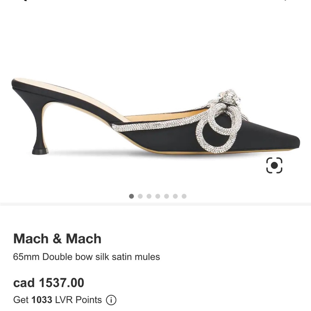 Mach and Mach double bow satin mule - Picture 5 of 5